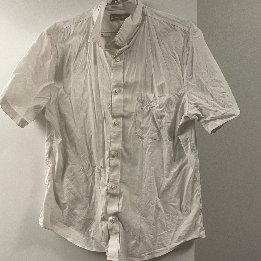 Everlane (Mens) Button Down Short Sleeve Shirt